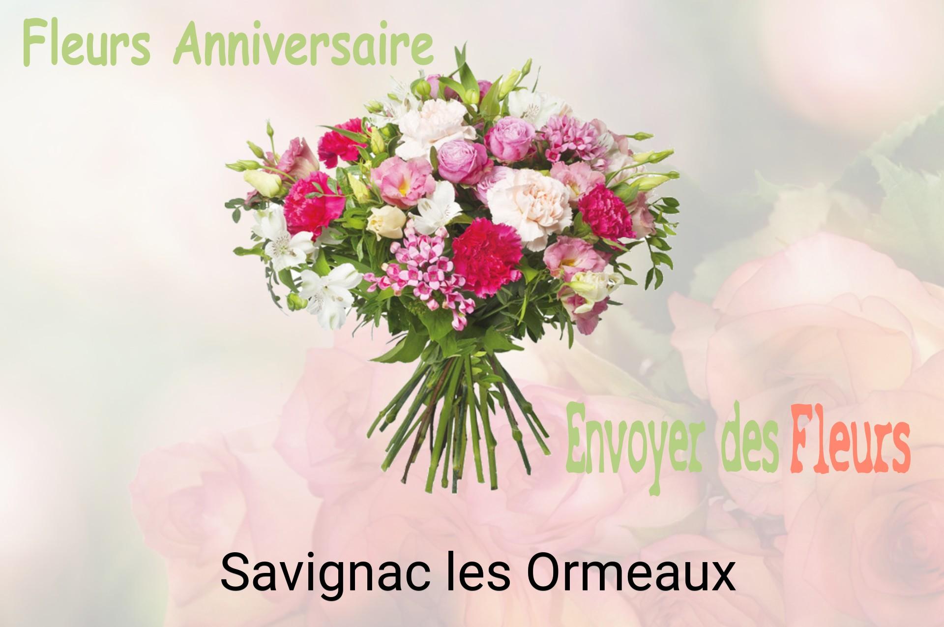 Bouquet de fleurs d’anniversaire livré à Savignac-les-Ormeaux